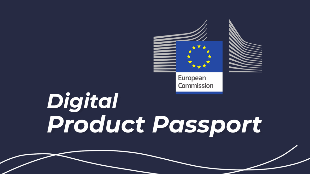 Digital Product Passport e logo della European Commission.
